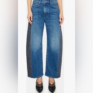 Mother jeans half pipe flood
Blue with black sides
Size 27